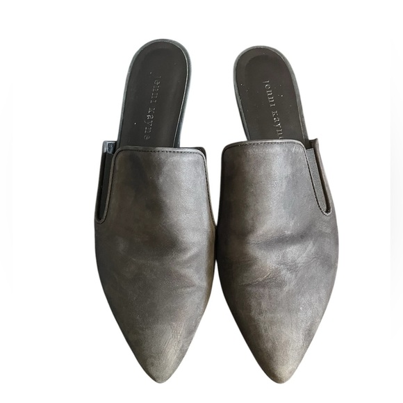 Jenni Kayne Women’s Black Oiled Leather Mules EU 39/ US 9 - Picture 2 of 6